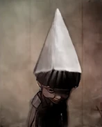 Второй портрет Хулигана в колпаке дурака.