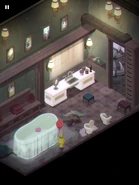 Ном на голове у Девочки в одной из ванных комнат Притворщицы.