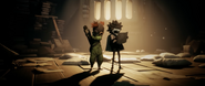Alone (left) and Low (right), the protagonists of the game