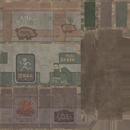 Pigs and a shellfish on the textures of cereal packages.