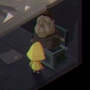 Maggan as a jack-in-the-box in Very Little Nightmares.