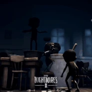 Dancing in the Cafeteria.