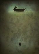 A fish seen in a painting in Little Nightmares III.