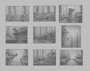 Sketches of different parts of the Wilderness.