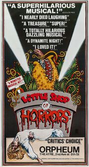 Little Shop of Horrors Orpheum Theatre Poster