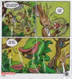 Audrey II in the comic strip.