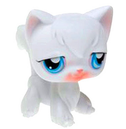 Littlest pet shop white cat deals