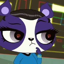 littlest pet shop penny ling enojado