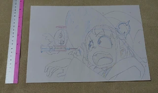 Raw in-between frame of AngelSucy suggests to give Akko a painless death