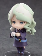 Diana drinking tea.