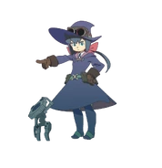 Constanze's character portrait in Little Witch Academia: Chamber of Time