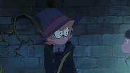 Akko hugging Lotte.