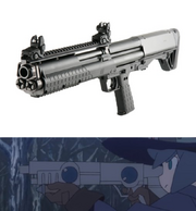 Stanbot's magic gun configuration and the Kel-Tech KSG side-by-side