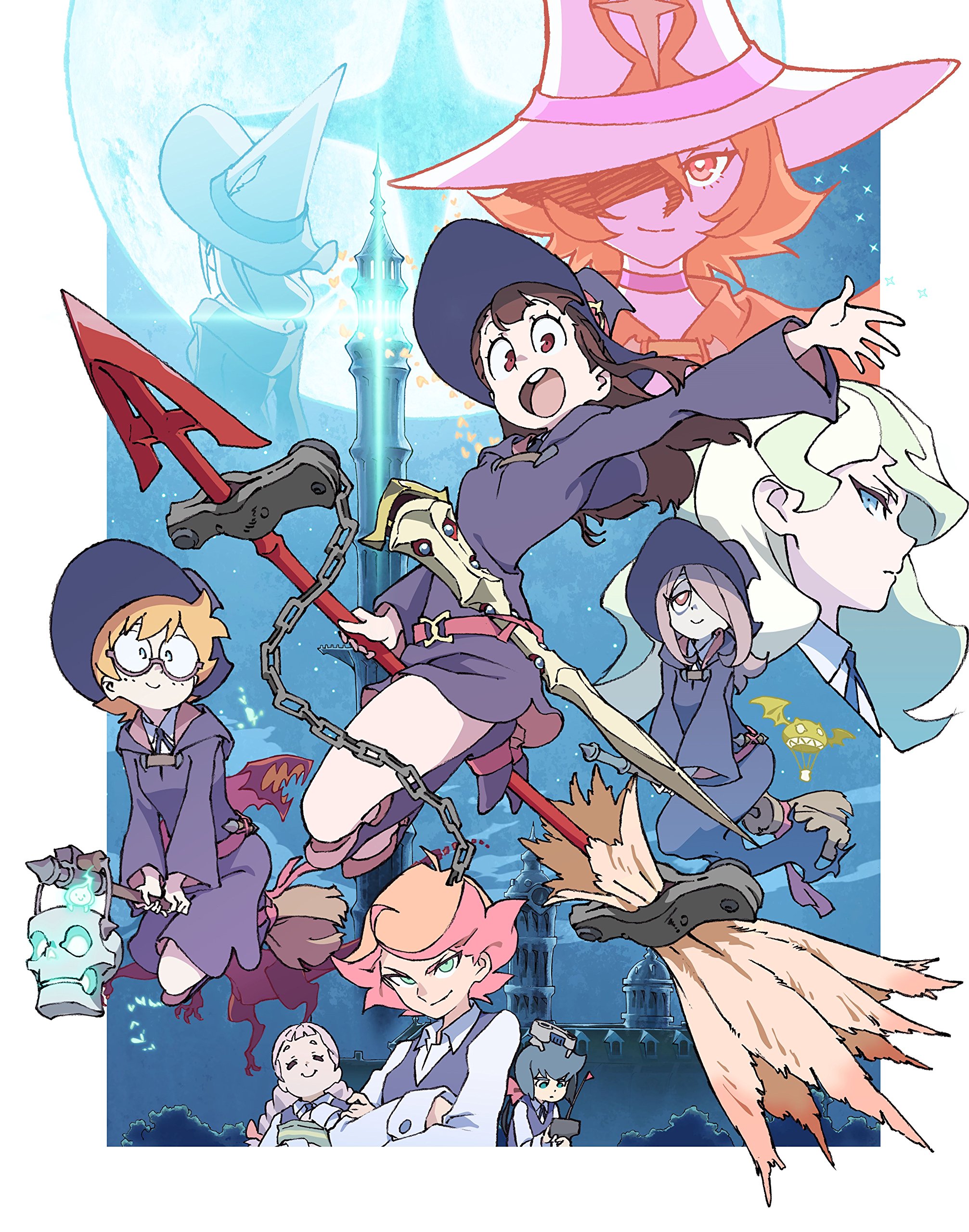 Athah Anime Little Witch Academia Sucy Manbavaran Lotte Yanson Atsuko  Kagari 1319 inches Wall Poster Matte Finish Paper Print  Animation   Cartoons posters in India  Buy art film design movie