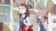 Akko wonders why they should continue on foot LWA 04