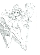 Akko sketch made by Yashima Sachiko