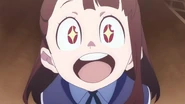 Starry-eyed Akko asks Croix whether she and Chariot are classmates