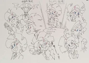 Wangari's Concept Art in page 124 of Little Witch Academia Chronicles