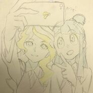 Akko and Diana taking a selfie by Kengo SAITŌ