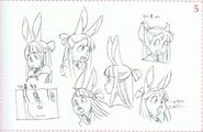 Akko With Rabbit Ears and Nose Concept Design LWA