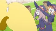 Only to Wangari announces that Akko manages to fly somehow LWA 03