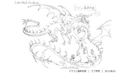 Concept art of an adult Ancient Dragon, a member of Briton Red Dragon
