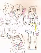 Drawings of Akko and Constanze by Shiori Miyazaki