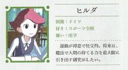 Hilda seen in page 24 of Little Witch Academia Special Art Book