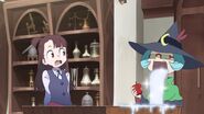 Akko accidentally poisons Badcock due to her spell improved its cyanide composition by mistake LWA 07