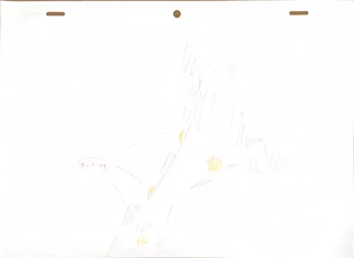 Backside of Raw in-between frame of Shiny Rod absorbing excess magic from Sorcerer's Stone