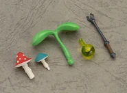 Various acessories that come with these Nendoroids.