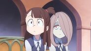 Akko and Sucy speechless from getting introduced with Night Fall LWA 04