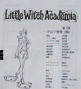 Storyboard illustration of Croix in her beta design LWA.jpg (45 KB) Storyboard illustration of Croix in her beta design (notice that she originally dressed in a bespoke suit with hood)