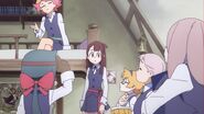 Akko dismayed to see her friends told her to give up her desire to be that year's Moonlit Witch LWA 12