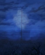 Wagandea tree releasing pollen