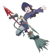 Akko's character portrait in Little Witch Academia: Chamber of Time