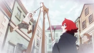 Chariot hilariously messing up a spell which extended the legs of a boy's pet dog too long.