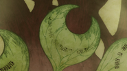 Close up of one of Seven Words in Grand Triskellion's artistic rendition