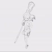 Atsuko Kagari run cycle progression made by Takafumi Hori (堀剛史) @porigoshi posted in July 15, 2019 on Instagram