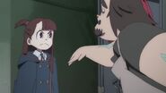 The proprietor discourages Akko from borrowing Shooting Star LWA 03