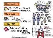 Yusuke Yoshigaki's compiled Twitter conversation with the drawings of Croix from her time as a student to as Modern Magic professor