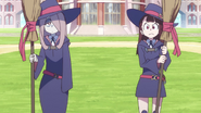 Sucy and Akko during broom lesson LWA 03