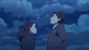 Andrew explaining to Akko about how Diana couldn't do magic, for a time, when she was a child.
