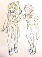 Diana and Amanda in suit alongside MouseAkko by Shiori Miyazaki