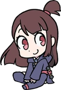 Akko's SD art from the official anime website.