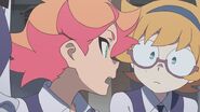 Amanda surprised upon hearing Lotte's claim where Akko finds Shiny Rod at Arcturus Forest LWA 14