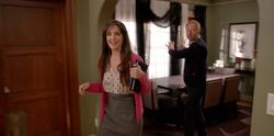 Rocha as a party planner on the "Modern Family" episode "Leap Day." Can also be seen here.