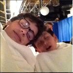Joey and Tenzing Cuddle