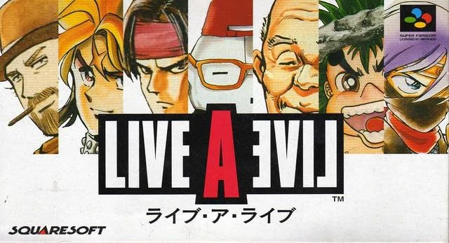 Live a Live SNES SQUARE Super Famicom Box From Japan