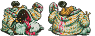 The Gamahebi's in game sprite (SFC)